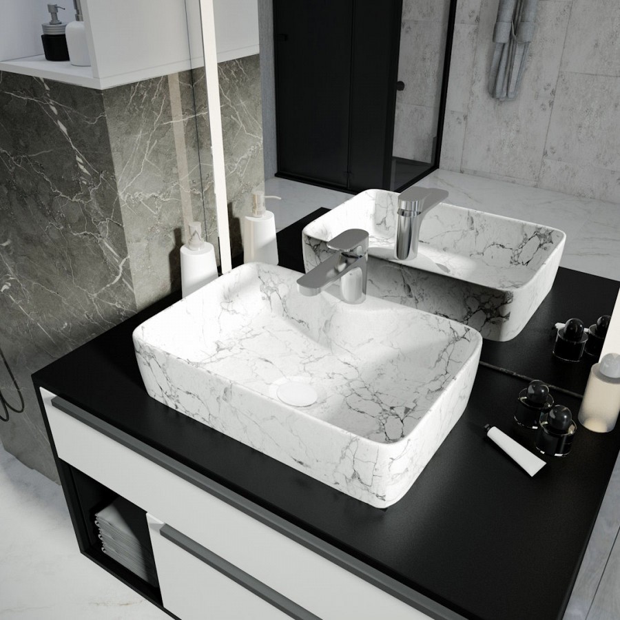 Раковина накладная Alpen Modern S ALP2450298 48 см