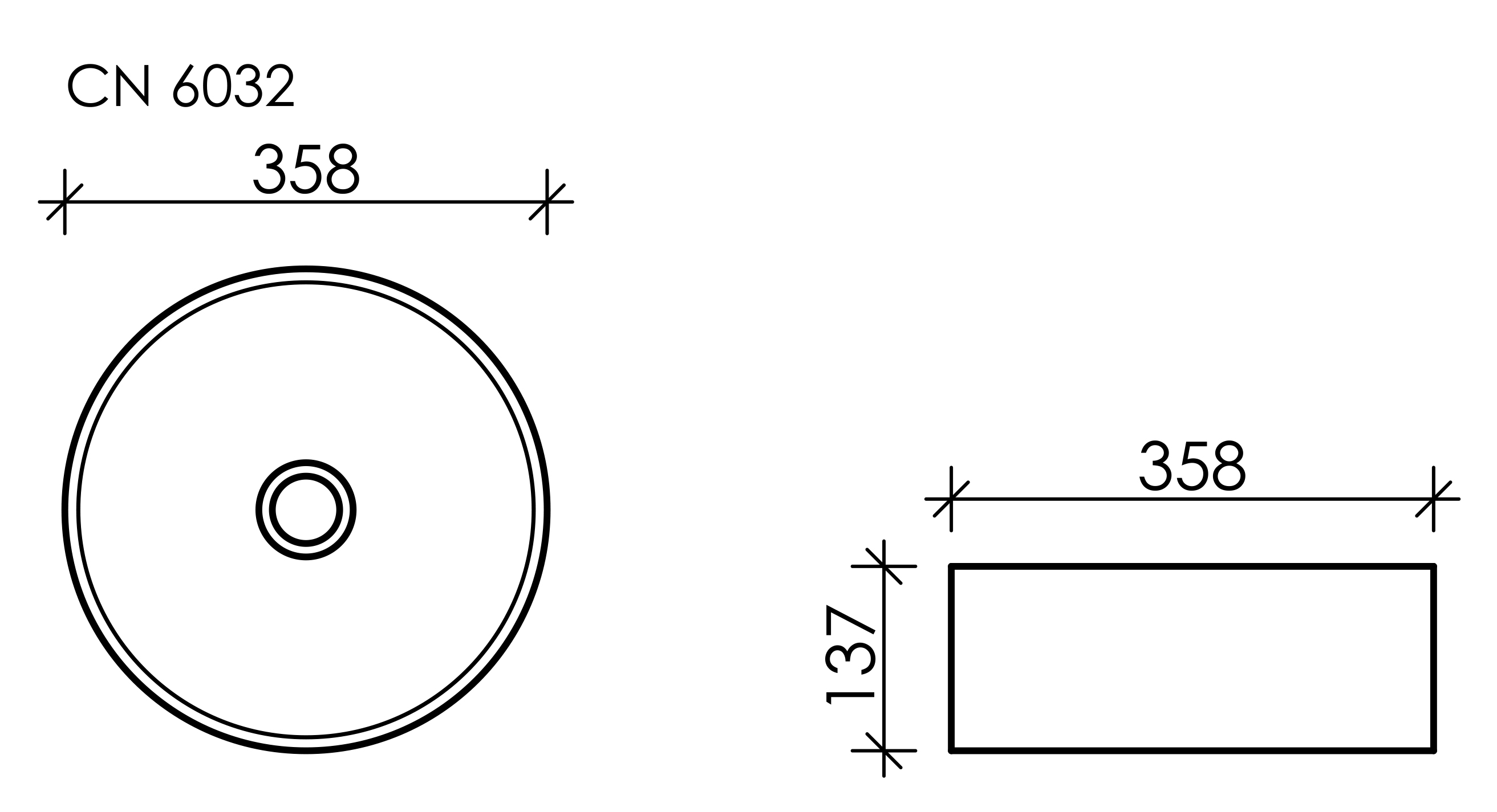 Раковина Ceramica Nova Element CN6032
