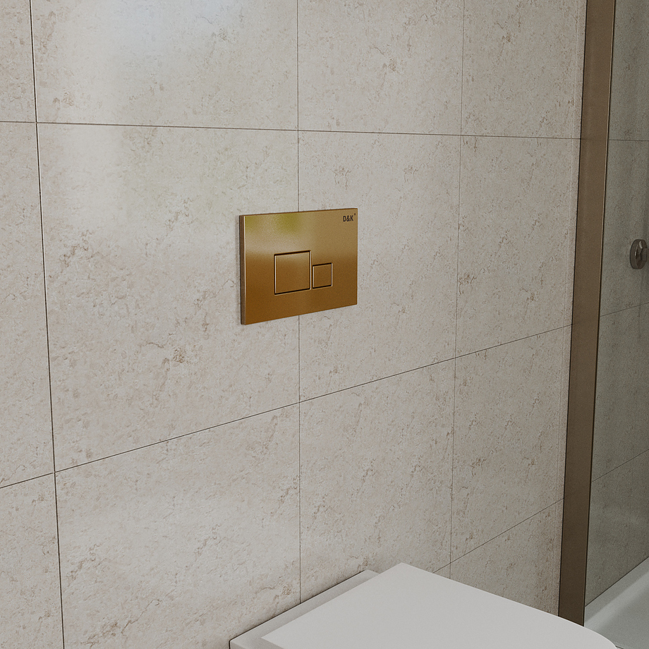 Кнопка смыва D&K Quadro DB1519003