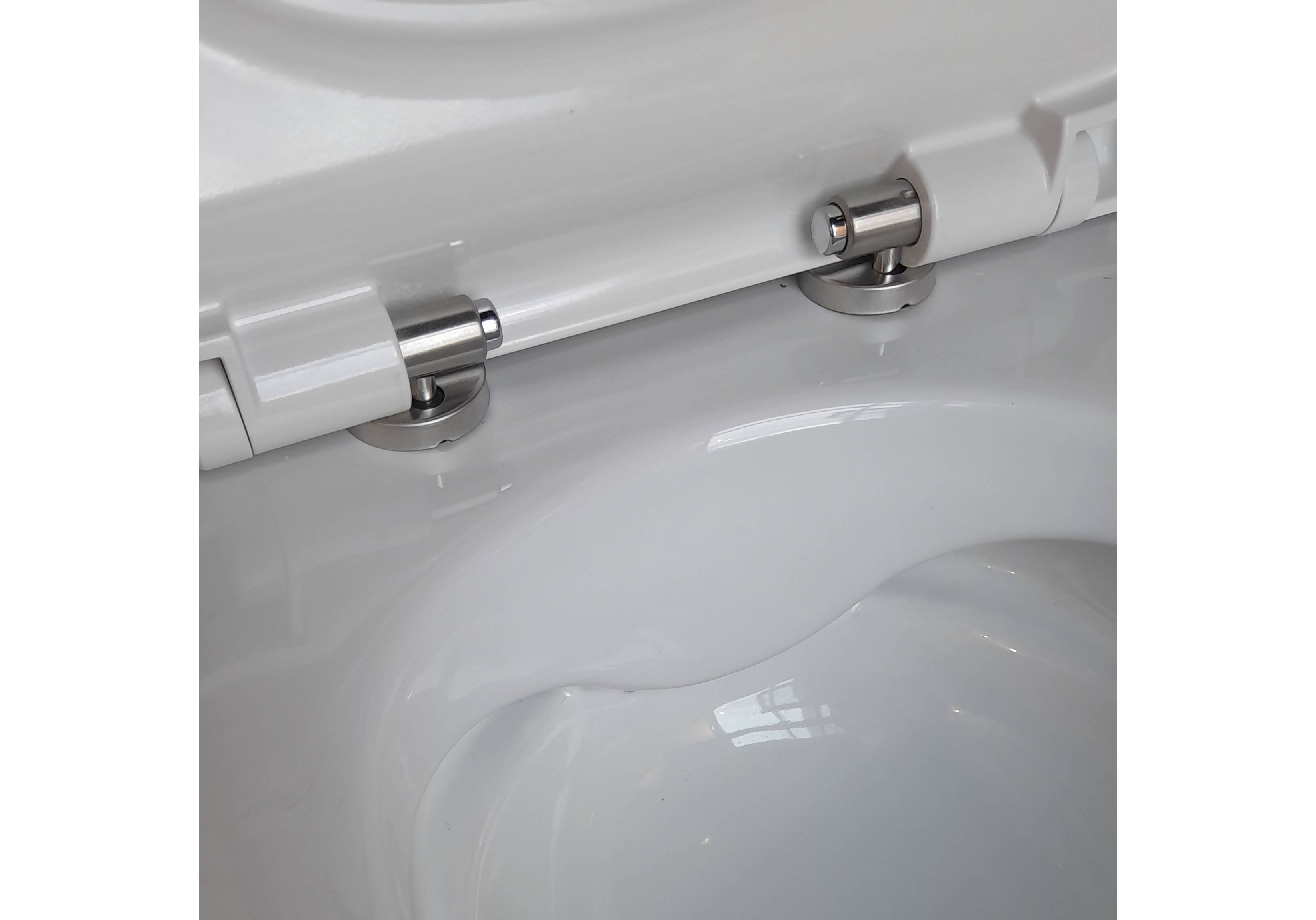 Унитаз подвесной безободковый Aquatek Поларис AQ0700-01 с сиденьем Soft Close