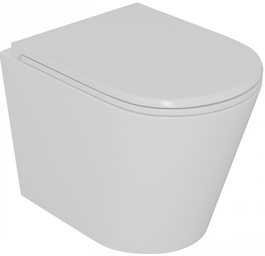 Унитаз подвесной с инсталляцией, сиденьем и клавишей смыва D&K DS1021604