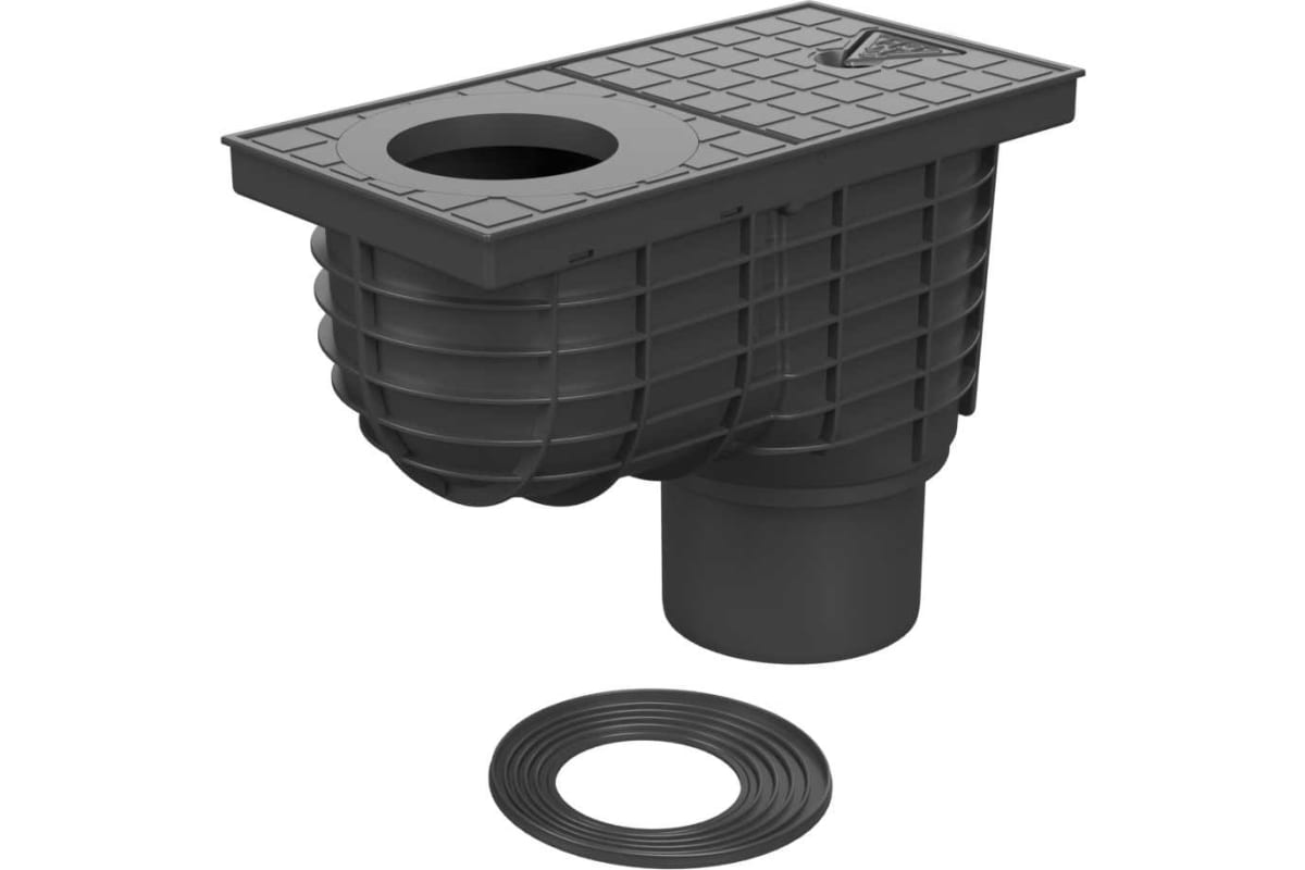 Дождеприёмник-трап ALPEN-MCH 325 E со сливом из крыши