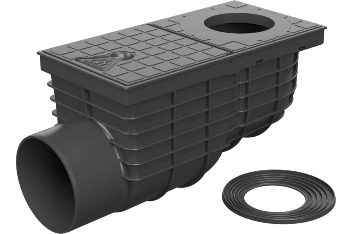 Дождеприёмник-трап ALPEN-MCH 325 G с боковым сливом из крыши 