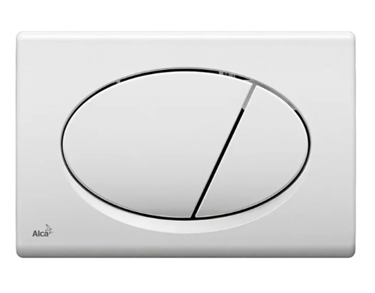 Кнопка смыва AlcaPlast ALCA M70 белая