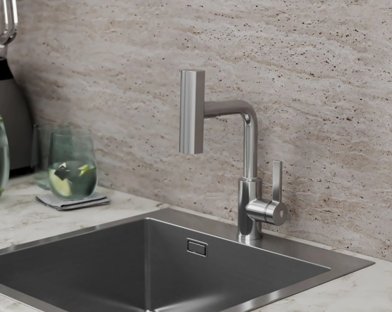 Смеситель для кухни RUSH Tinos TI3732-17 хром