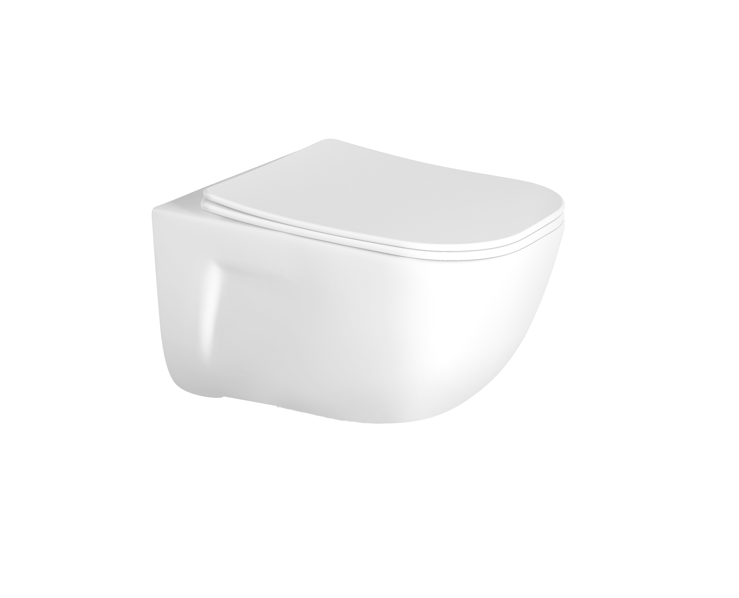 Унитаз подвесной безободковый Aquatek Дива AQ2012-00 с сиденьем Soft Close