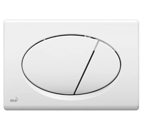 Система инсталляции для унитазов AlcaPlast AM101/1120-3:1 RU M70-0001 кнопка смыва белая