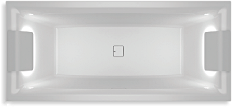Акриловая ванна RIHO Still Square 170x75 LED