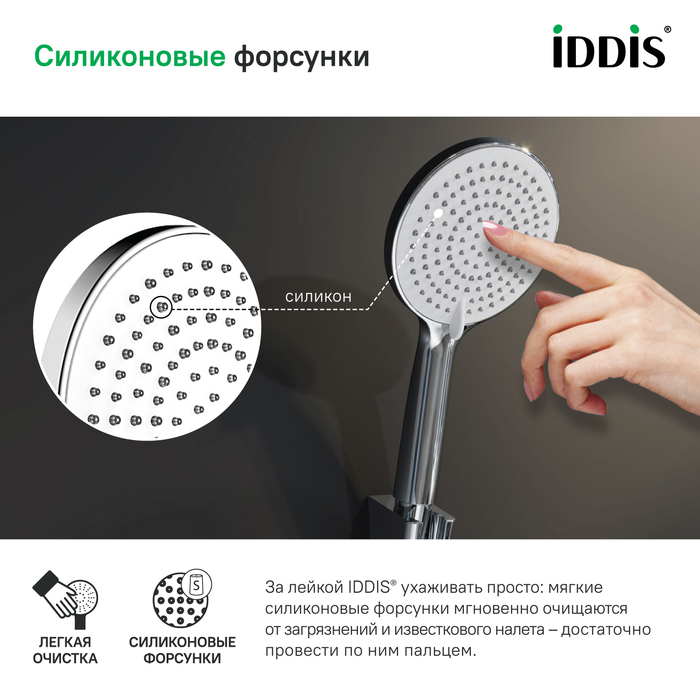 Лейка для душа Iddis Optima Home OPH3F0Ci18
