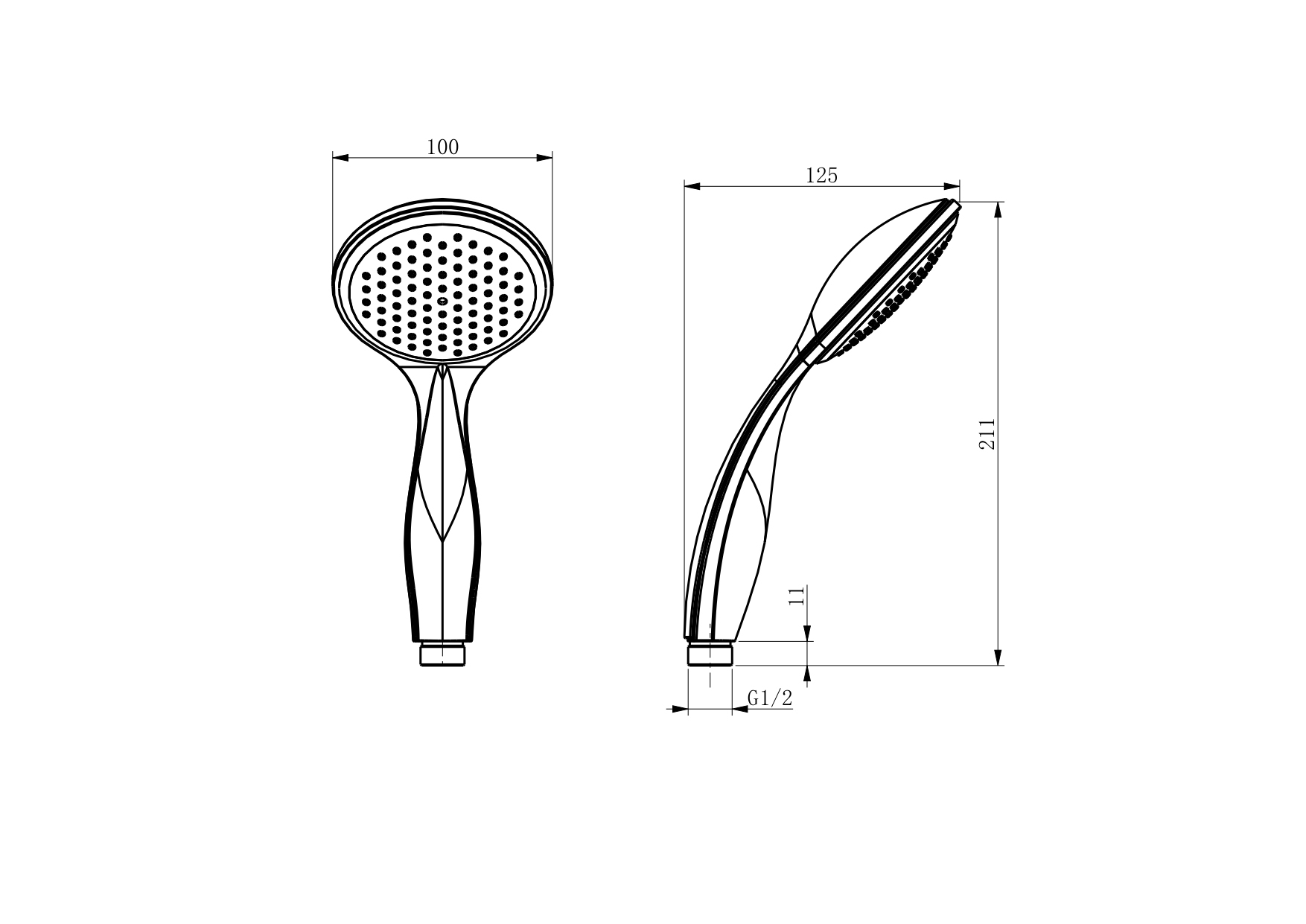 Душевая лейка D&K DC1101701