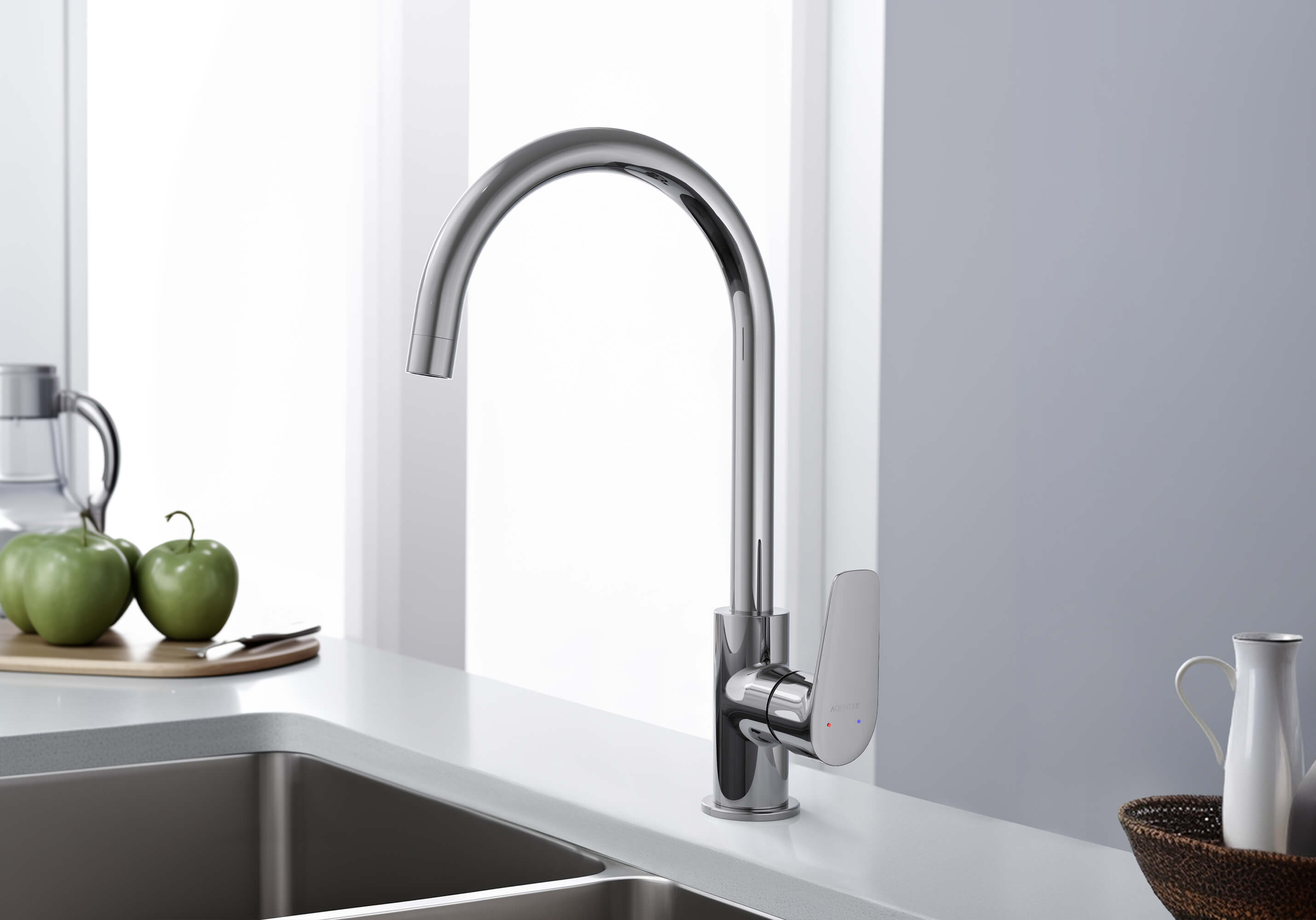 Смеситель Aquatek Бетта AQ1182CR для кухни