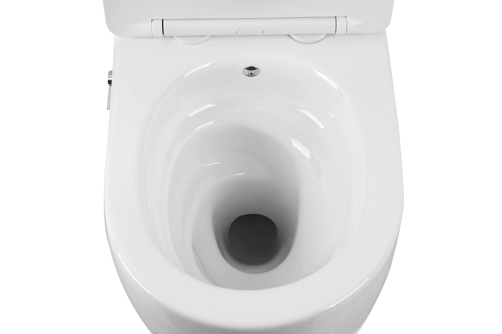 Унитаз-биде Abber Bequem AC1104TNS подвесной белый, безободковый, смыв торнадо