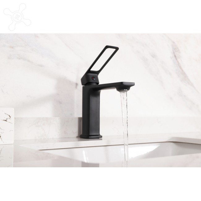 Смеситель GID Niagara L057-BM-K для раковины, черный