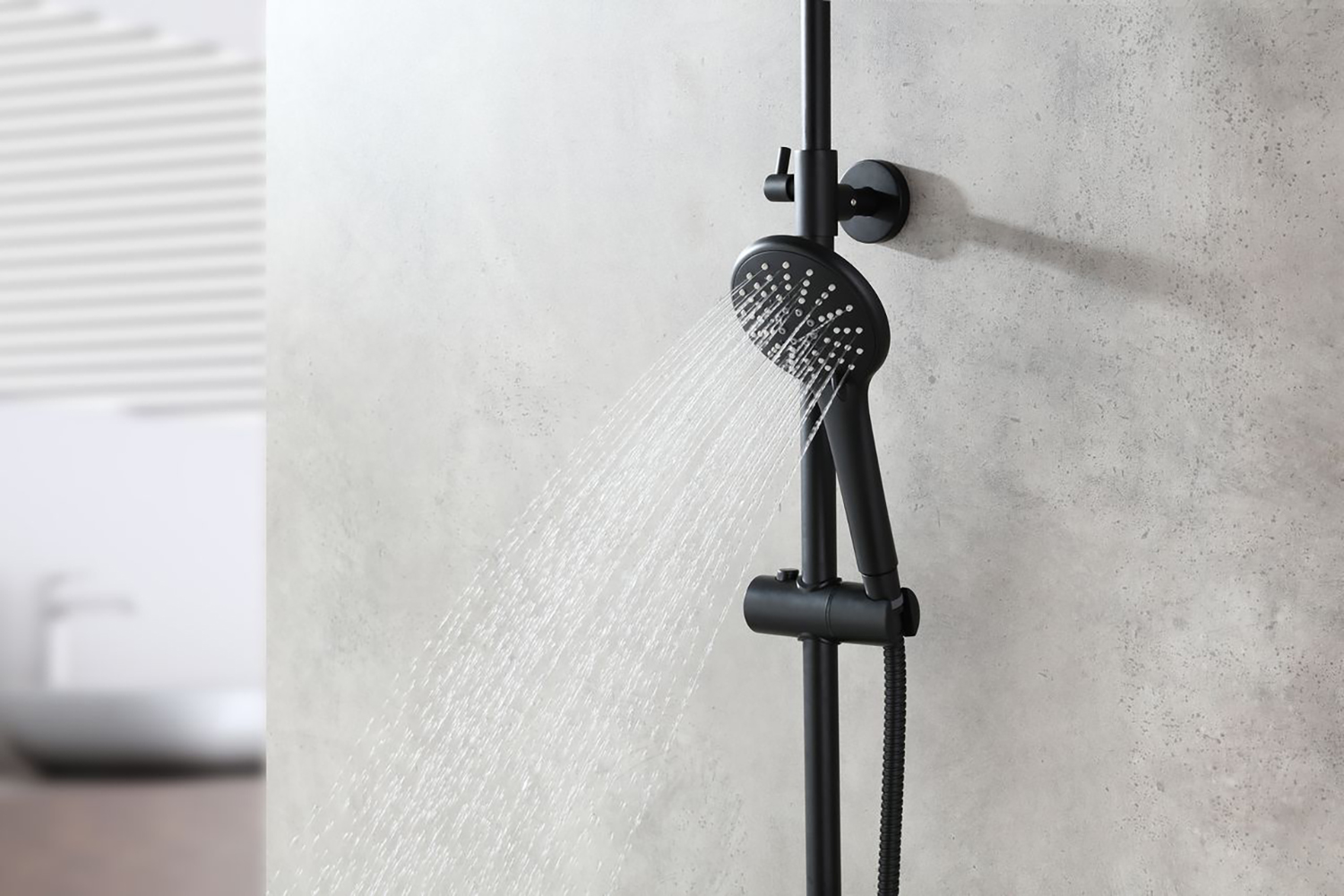 Смеситель Lemark Bronx LM3772BL для душа термостатический