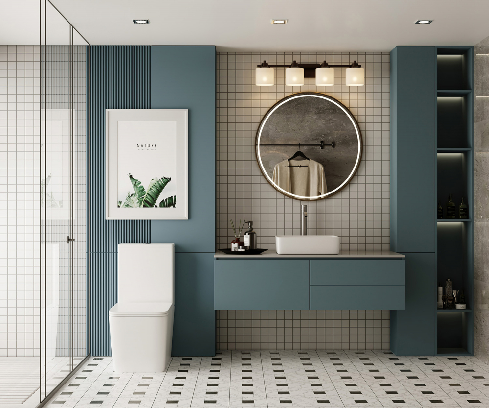 Унитаз Abber Rechteck AC1210 компакт белый, безободковый