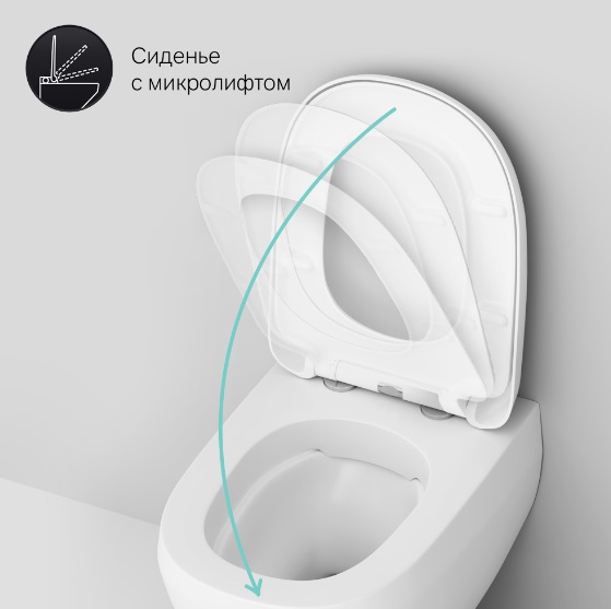 Унитаз подвесной AM.PM Sensation FlashClean с сиденьем микролифт