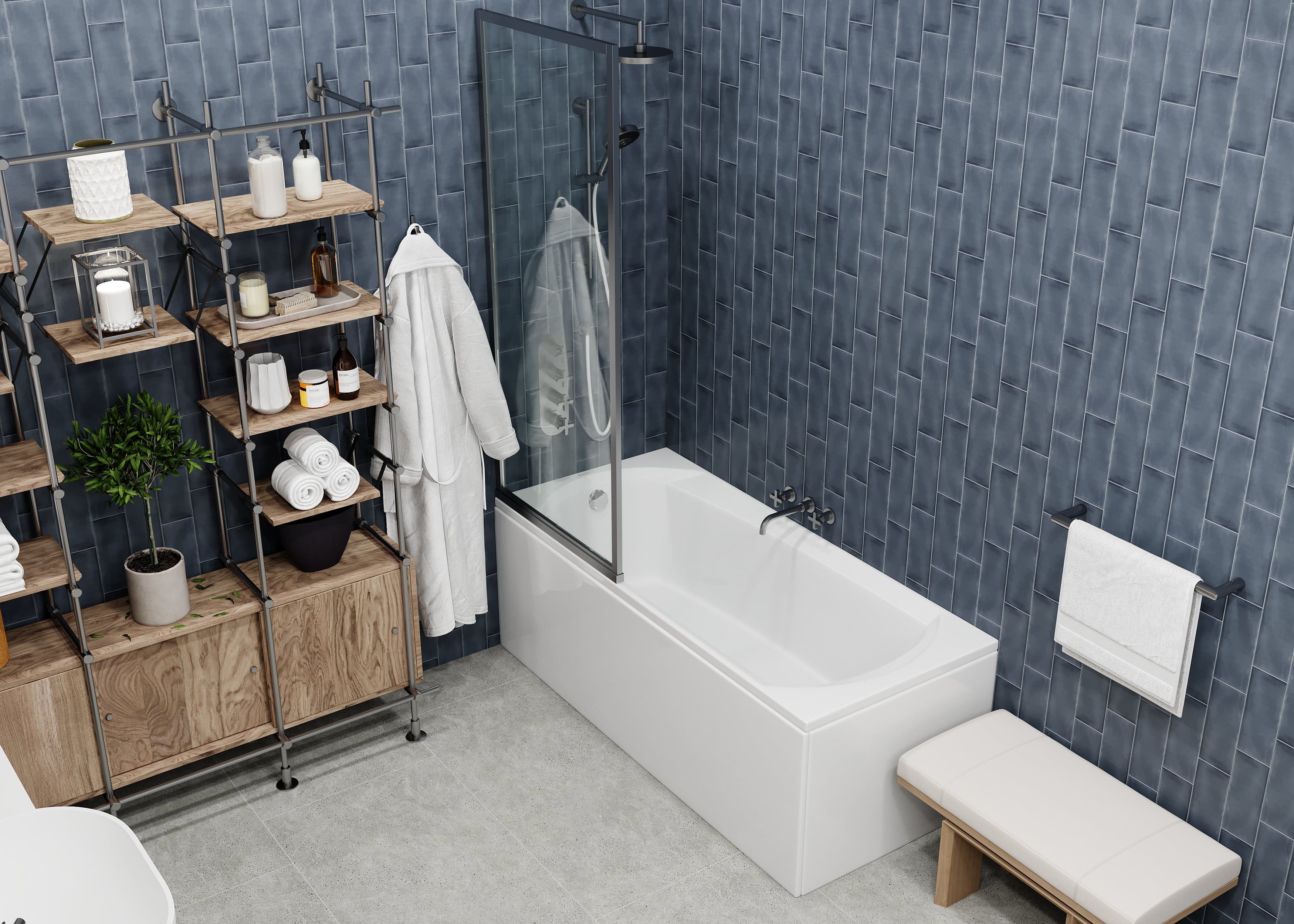 Акриловая ванна VAGNERPLAST Ebony VPBA160EBO2X-04 160х75
