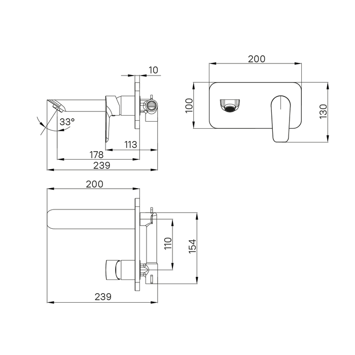 Смеситель для раковины Iddis Cloud CLOSB00i65