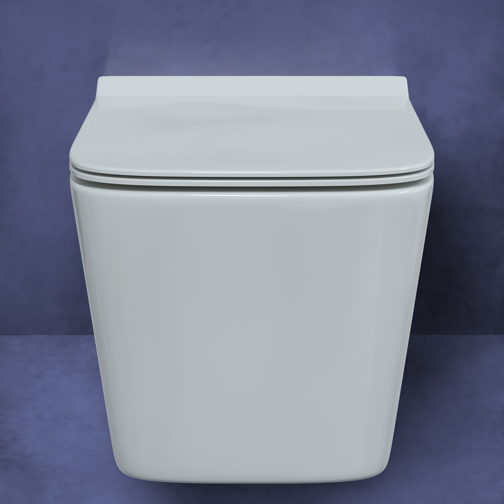 Унитаз подвесной Berges Floe Rimless 082121 безободковый, белый