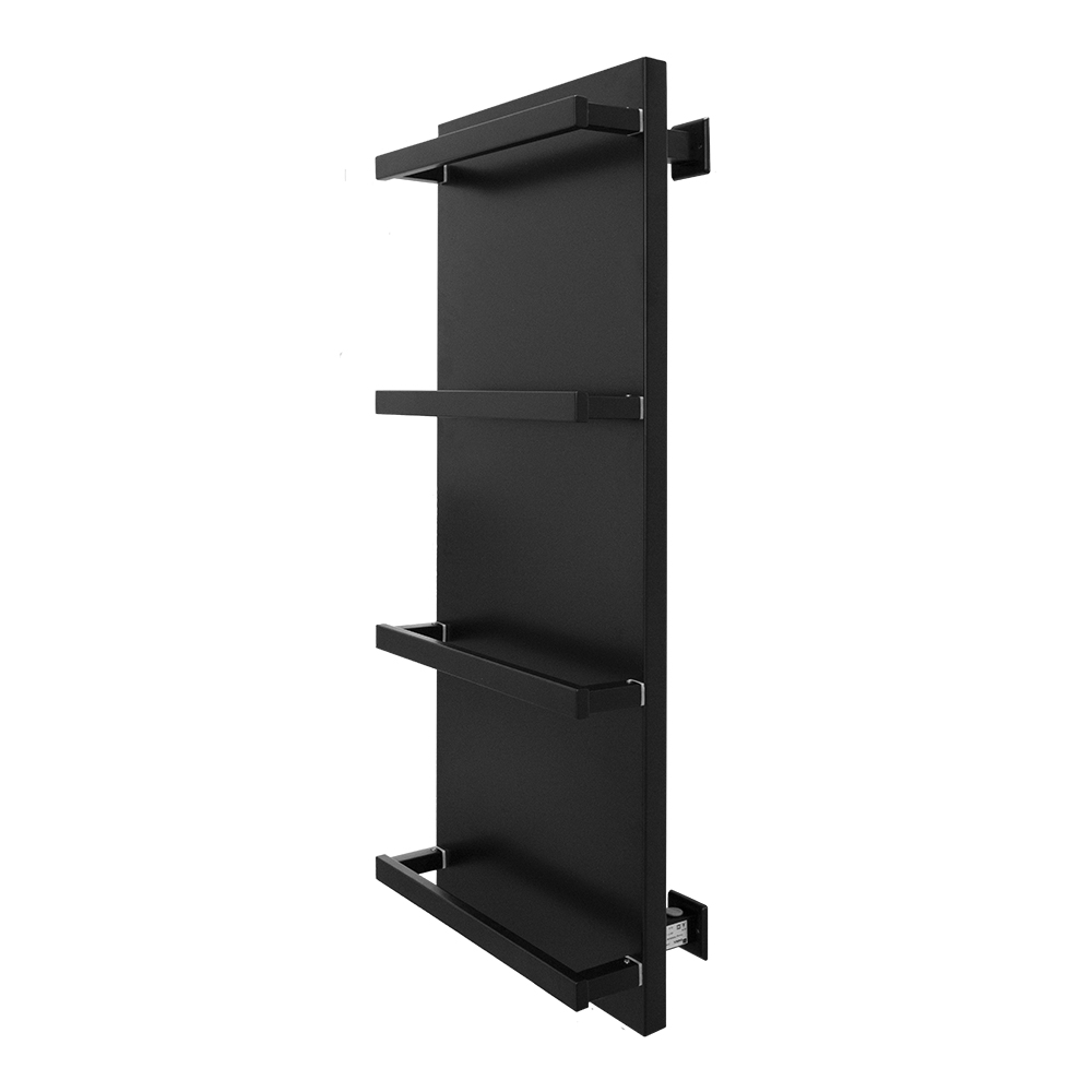 Электрический полотенцесушитель Energy Mirror 1000x400 RAL 9005 (черный матовый)