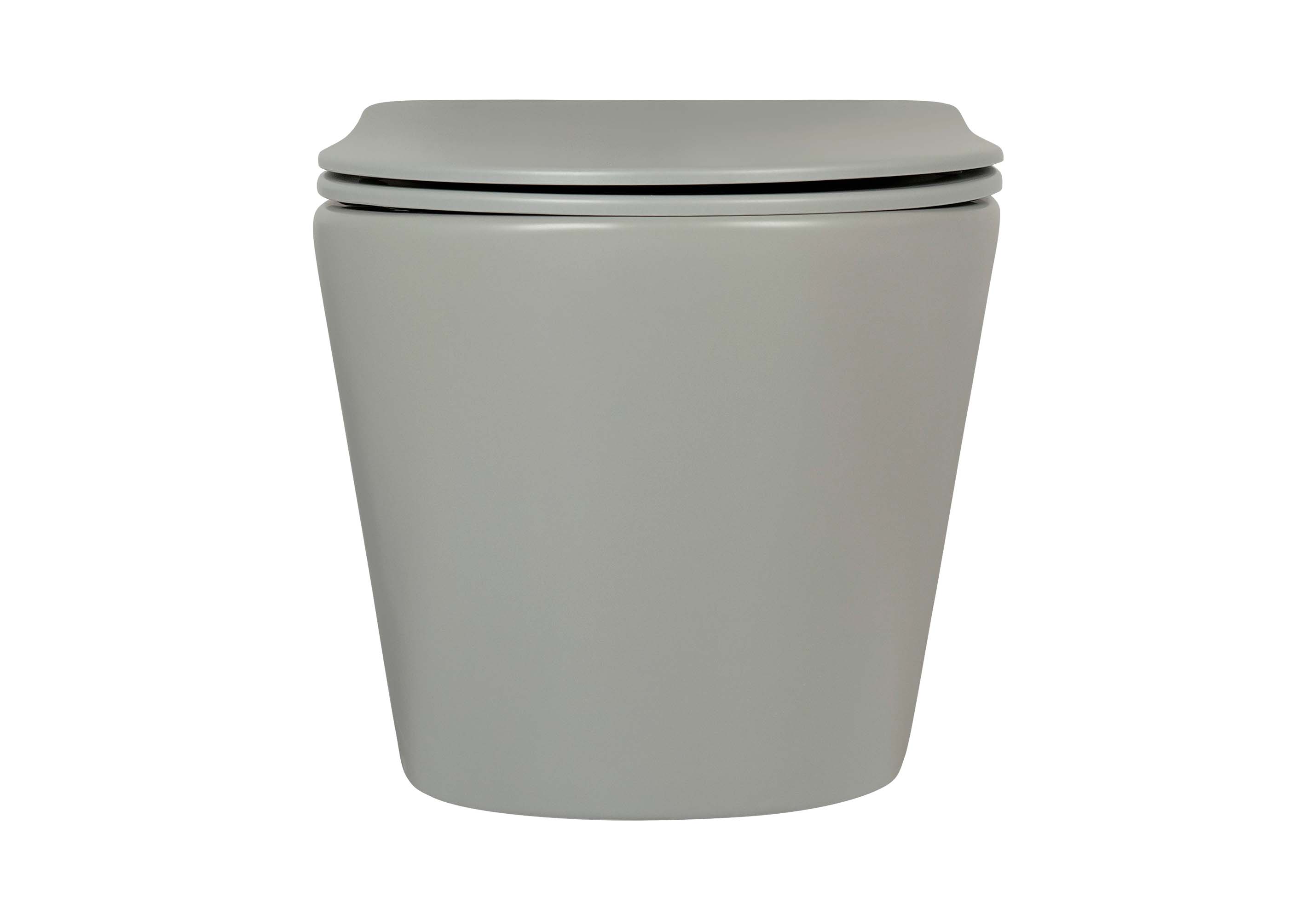 Унитаз подвесной безободковый Aquatek Европа AQ1901-MG с сиденьем Soft Close серый матовый