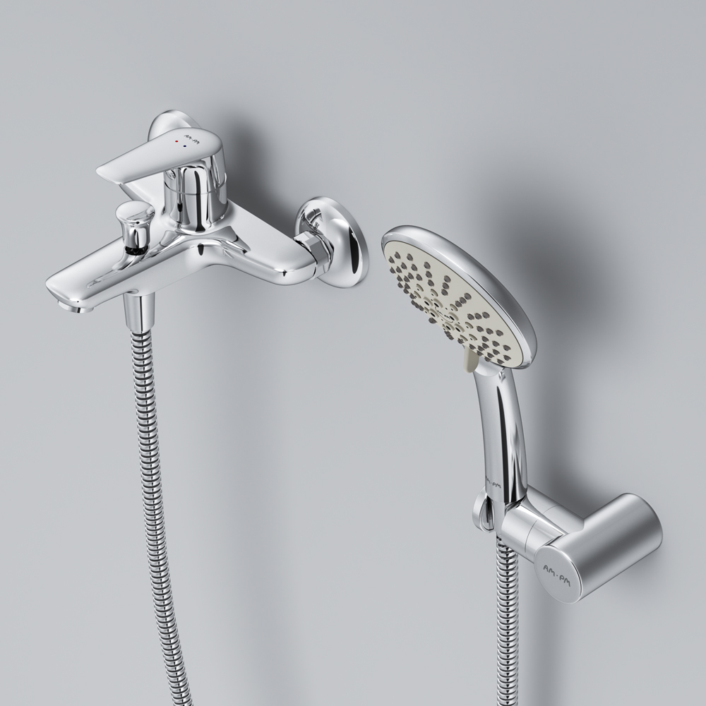 Смеситель для ванны и душа AM.PM Joy F85E15000