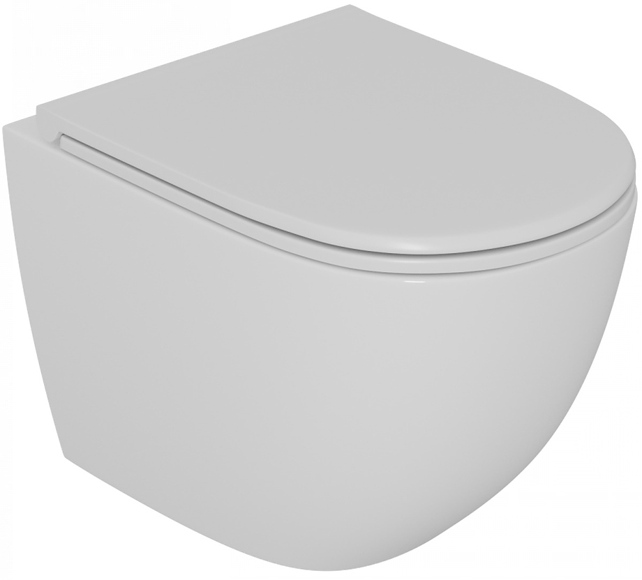 Унитаз подвесной с инсталляцией, сиденьем и клавишей смыва D&K Matrix DS1391602