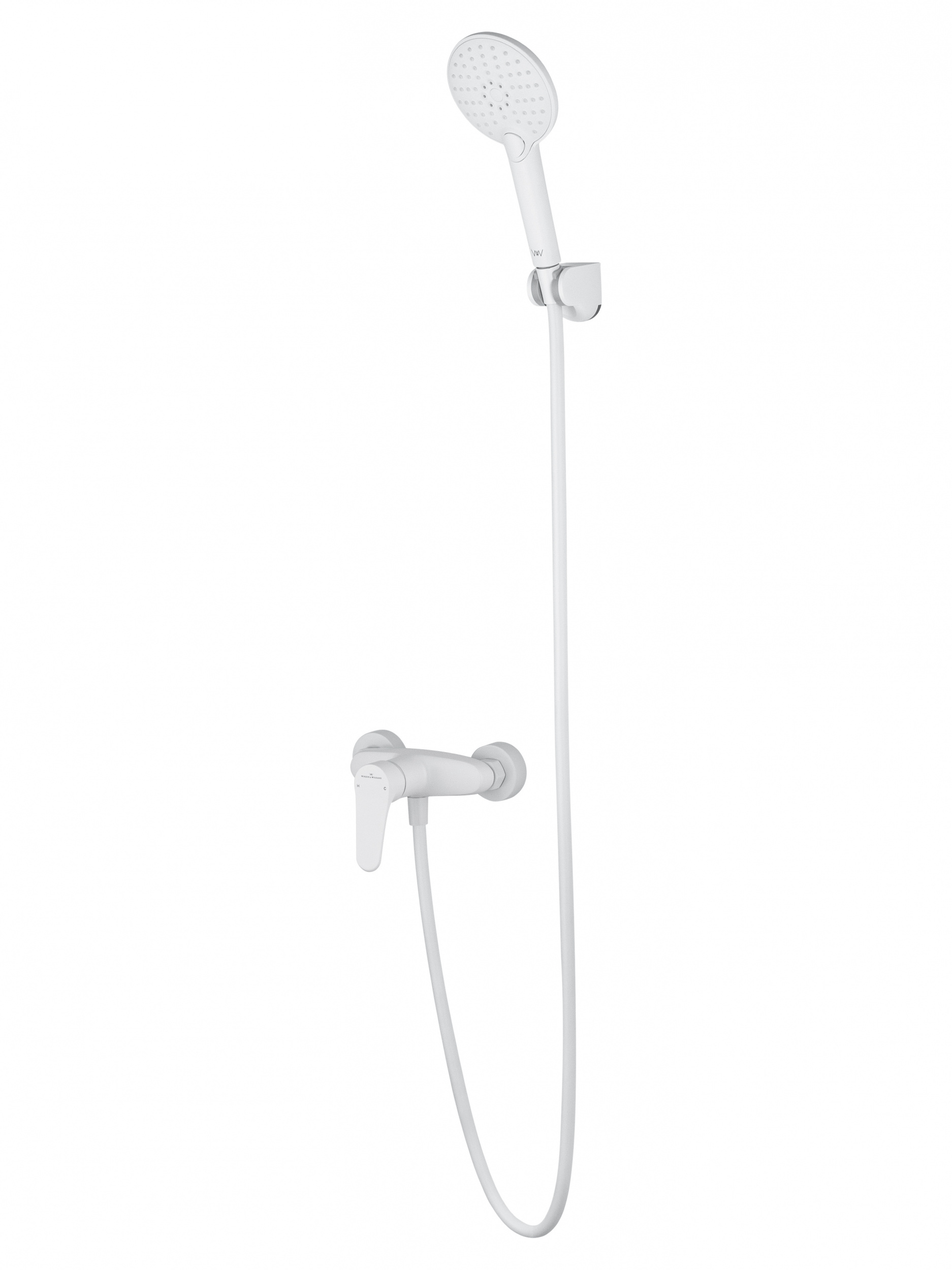 Смеситель для душа WONZON & WOGHAND ALFA, Белый матовый WW-AE3102-MW