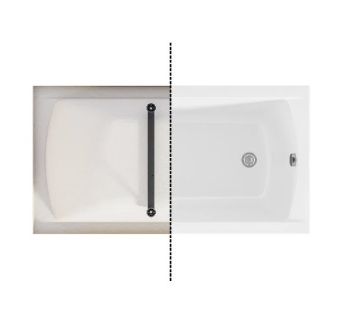 Ванна акриловая 1MarKa Modern 140x70 см Стандарт 1+