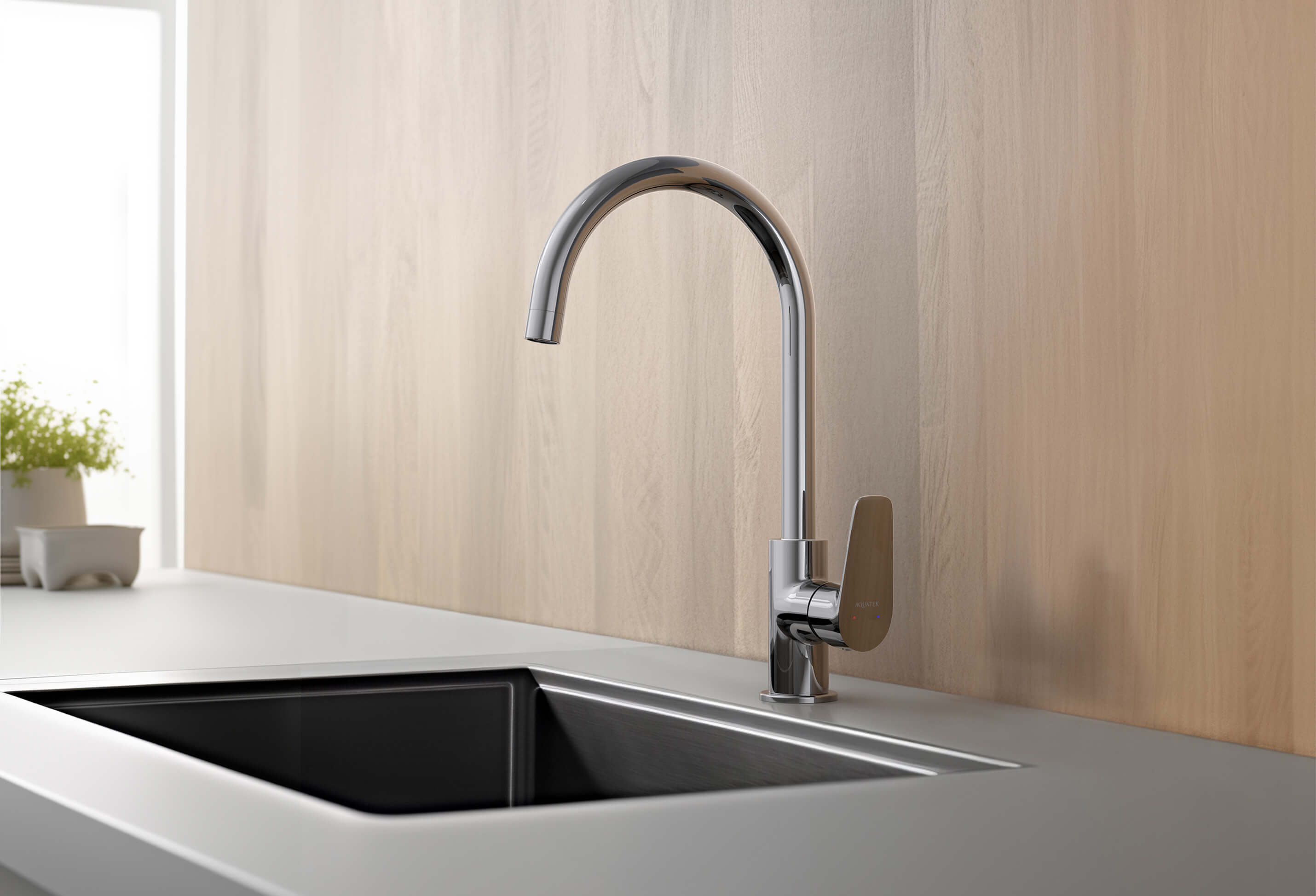 Смеситель Aquatek Бетта AQ1182CR для кухни