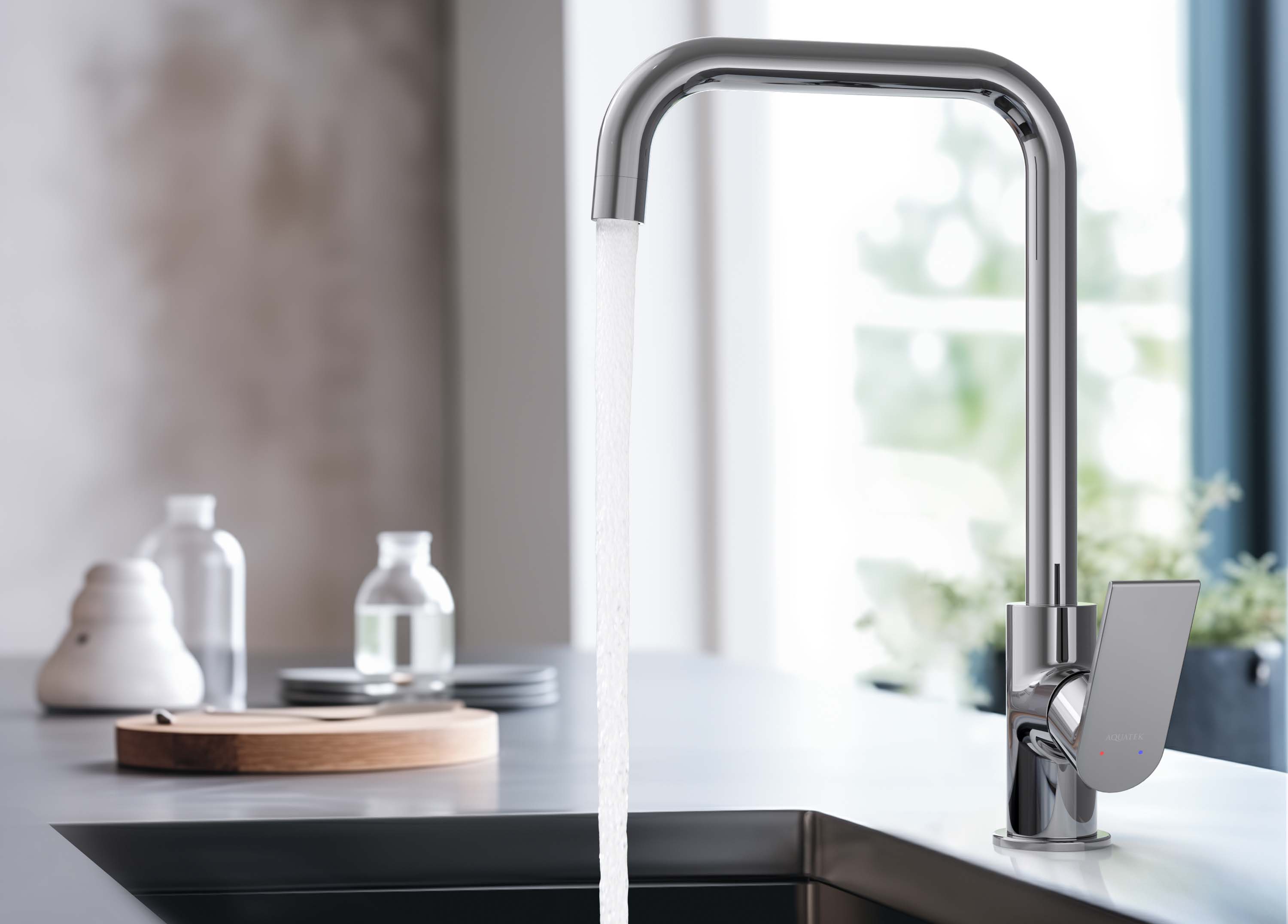 Смеситель Aquatek Лира AQ1480CR для кухни