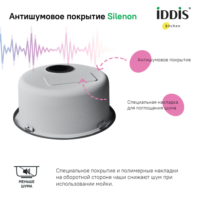 Мойка встраиваемая Iddis Edifice EDI42G0i77