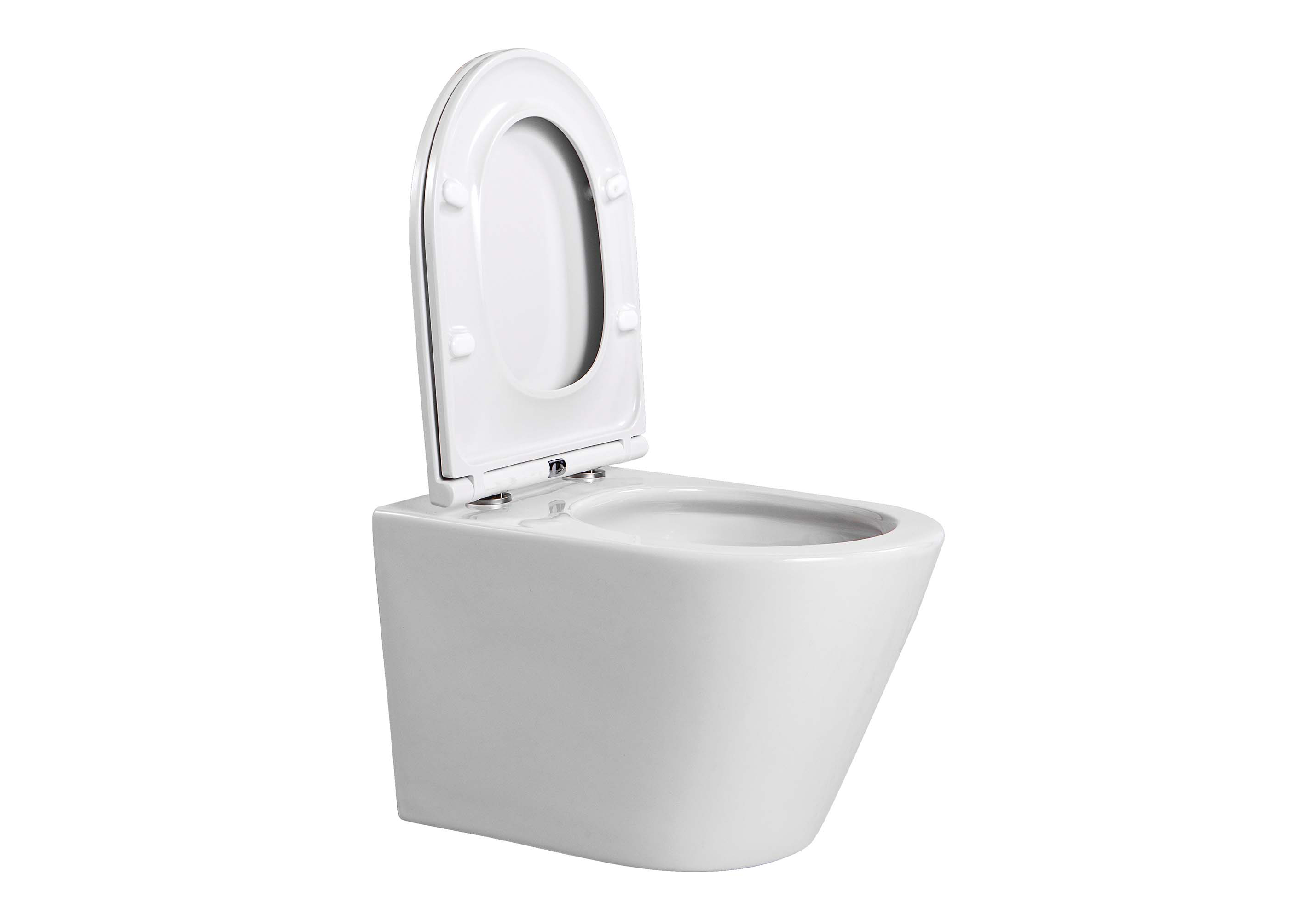 Унитаз подвесной безободковый Aquatek Вега AQ1904T-00 с сиденьем Soft Close