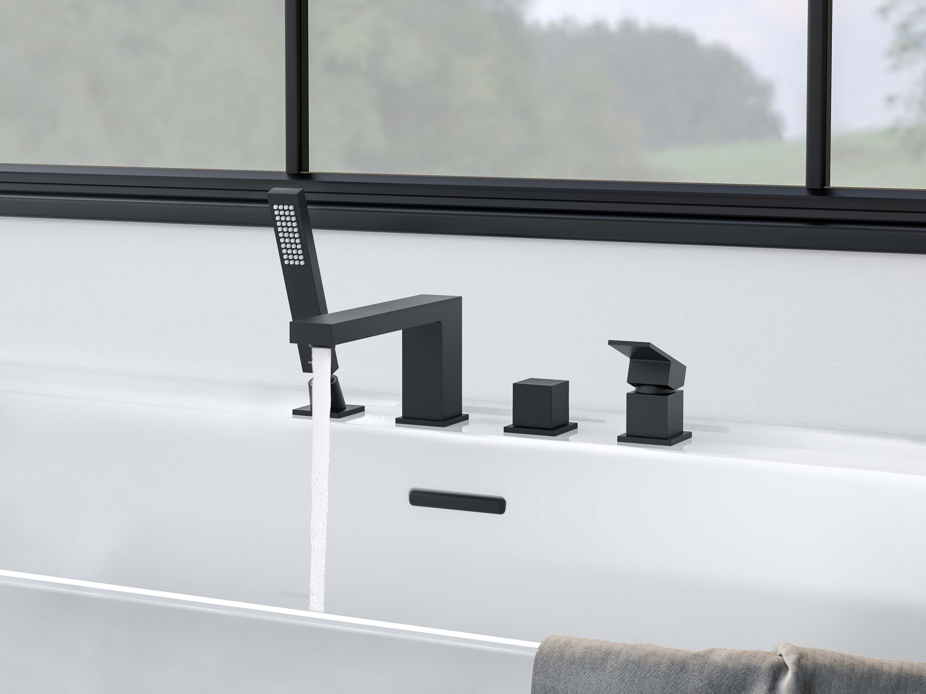 Смеситель Aquatek Либра AQ1648MB на борт ванны