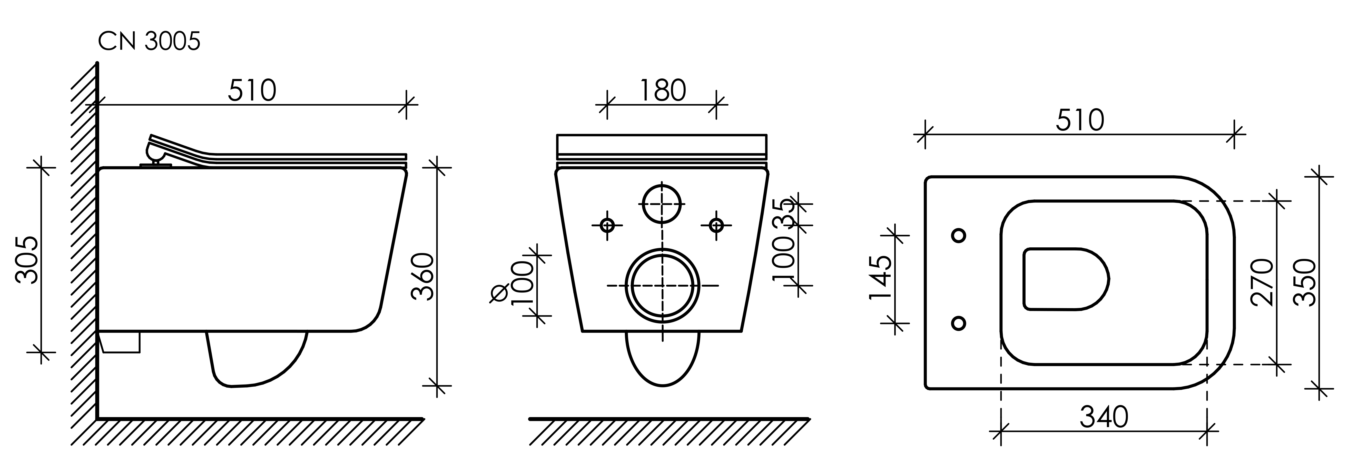 Унитаз подвесной Ceramica Nova New Day CN3005 с микролифтом, безободковый