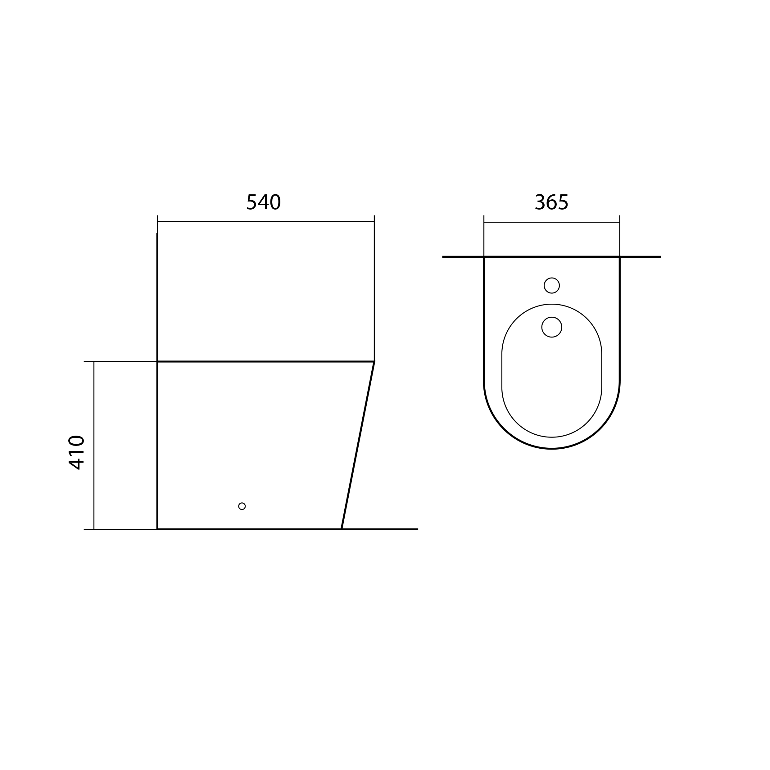 Напольное биде Aquatek Вега AQ1058-00