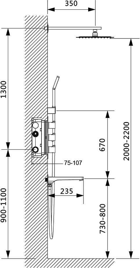 Душевая система Timo Petruma SX-5049/03SM