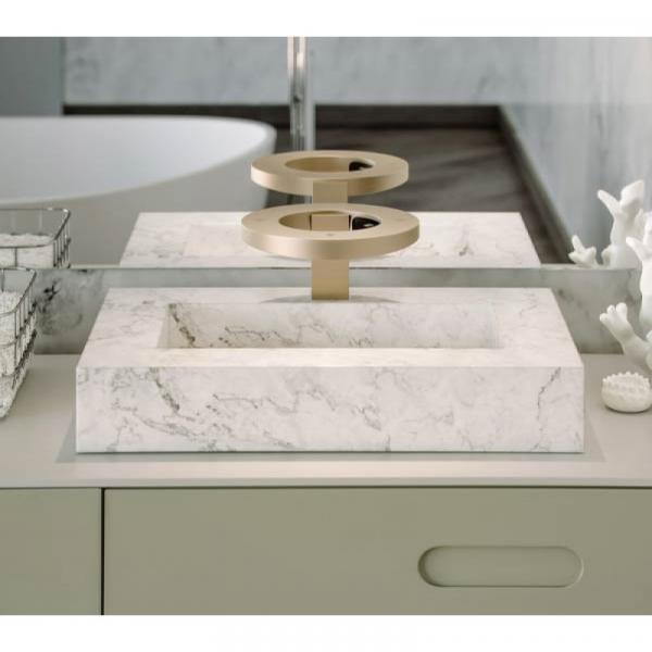 Сушилка с краном и дозатором мыла 3 в 1 Nofer Concept 3 01901.GD