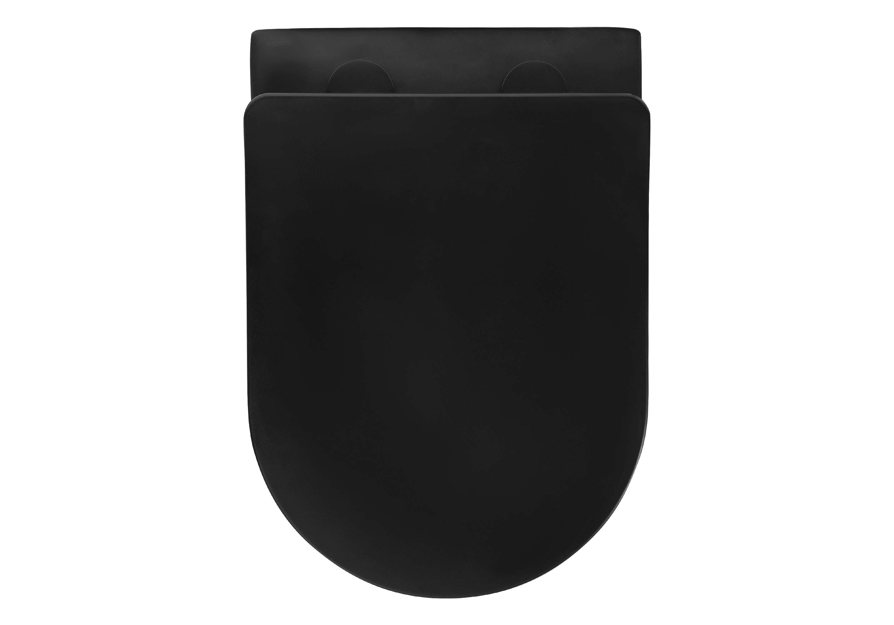 Унитаз подвесной безободковый Aquatek Европа AQ1901-MB с сиденьем Soft Close черный матовый