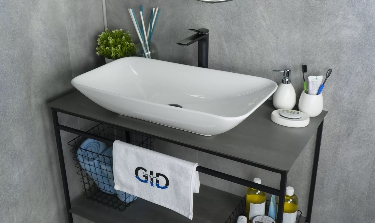 Раковина накладная Gid N9122 71 см