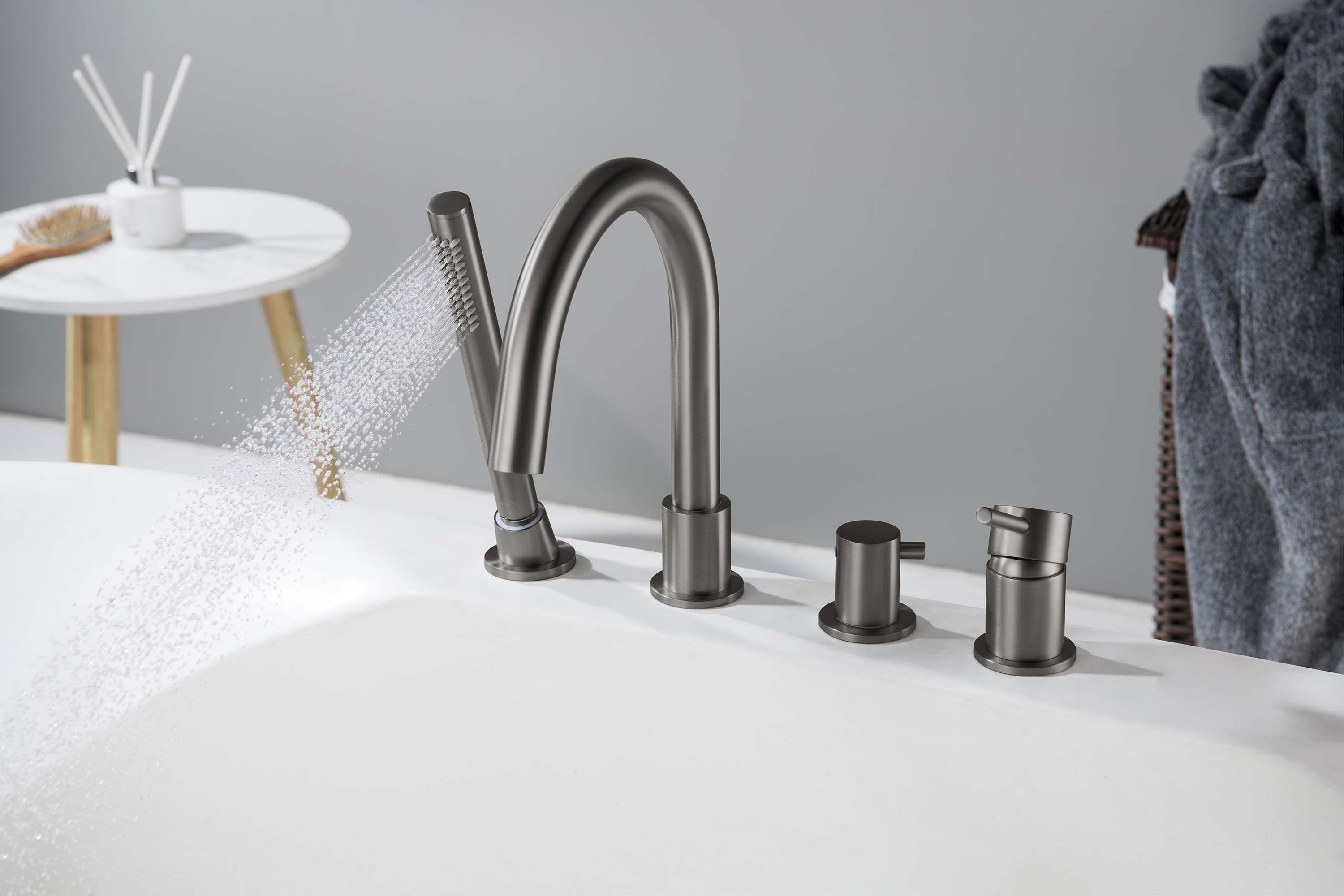 Смеситель Aquatek Европа AQ1348BGM на борт ванны