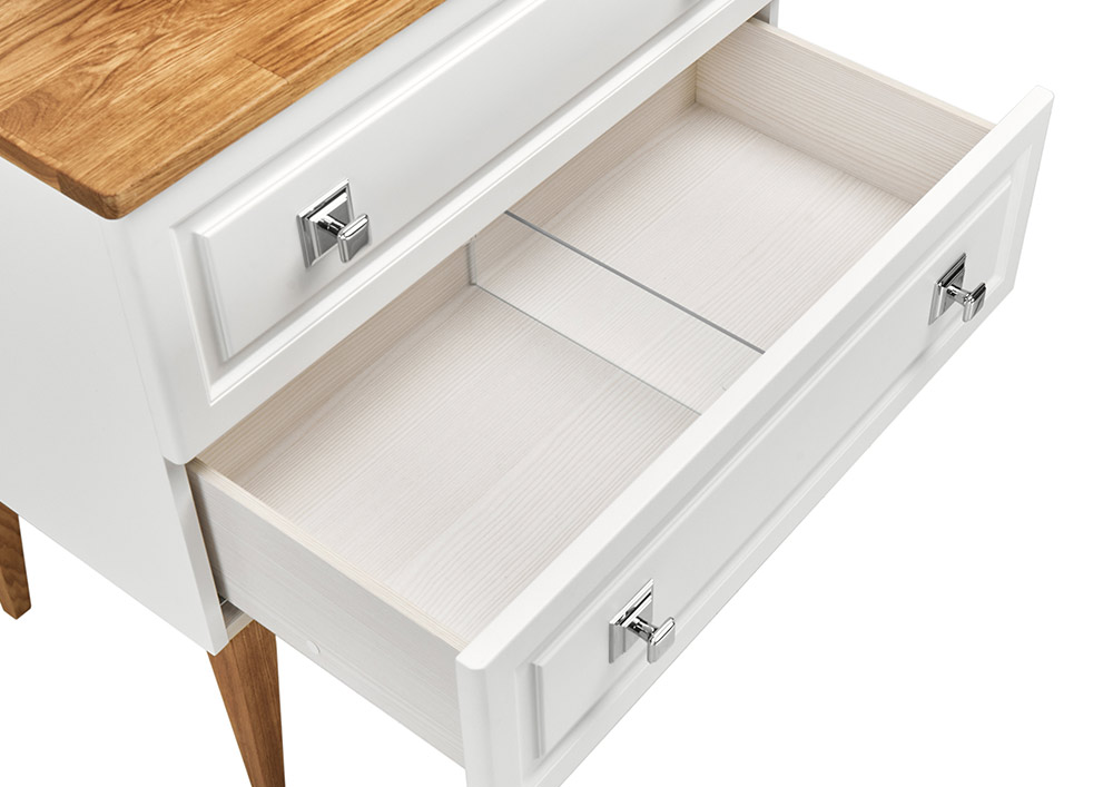 Мебель для ванной подвесная ASB-Woodline Каталина 80 White