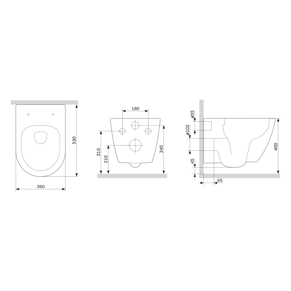 Унитаз подвесной AM.PM Apollo сиденьем микролифт