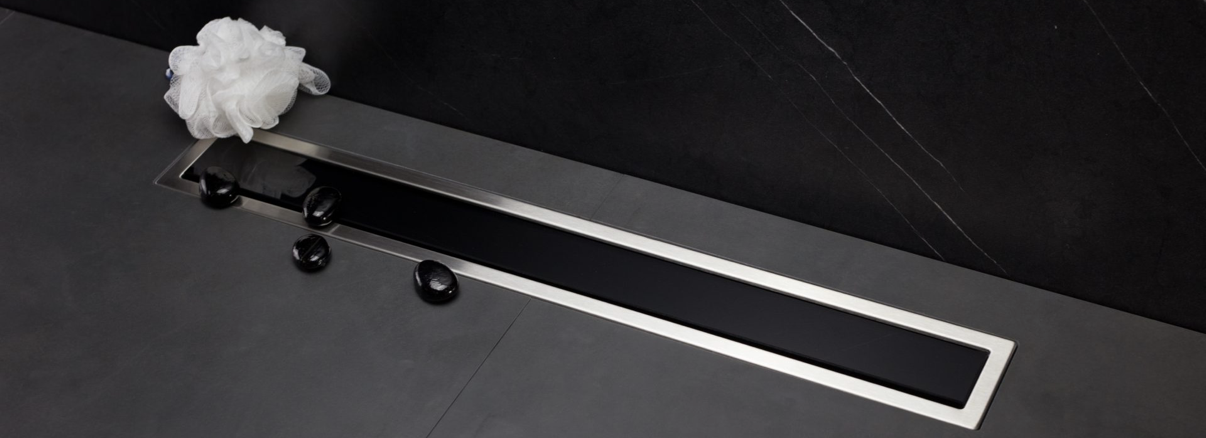 Душевой лоток PESTAN Fix Line 650 black glass