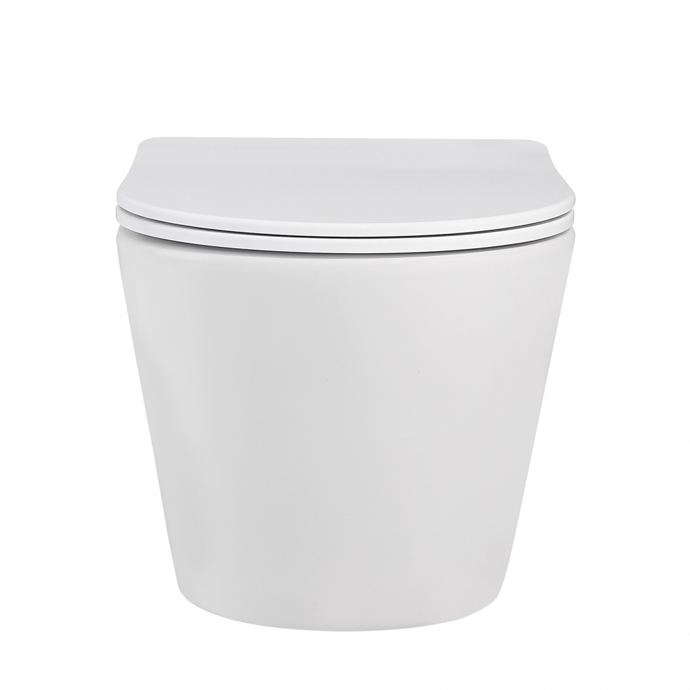 Унитаз Abber Bequem AC1102MW подвесной белый матовый, безободковый