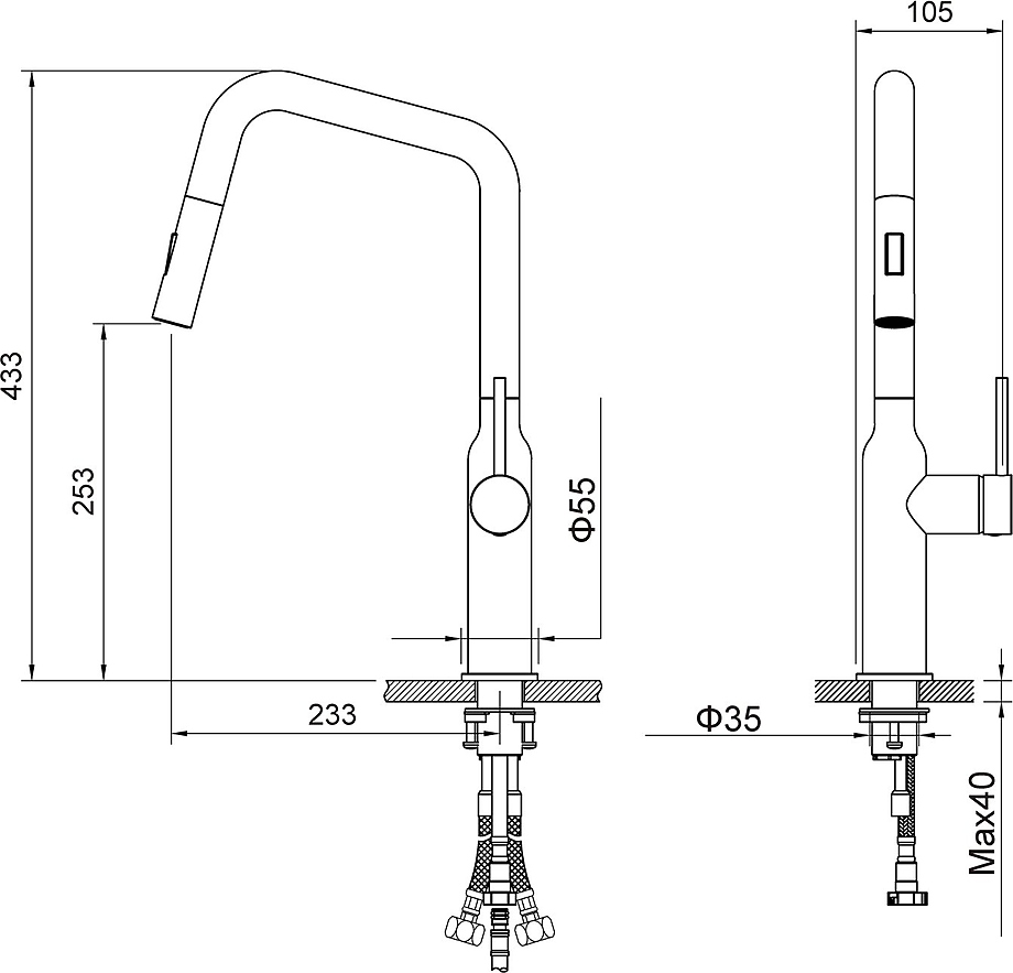 Смеситель для кухни Timo Saona 2386/02FL