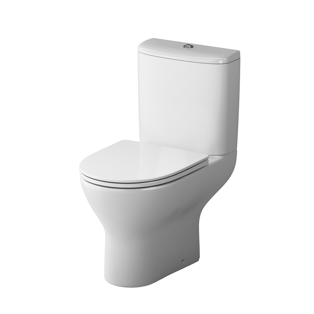 Унитаз-компакт AM.PM Luna безободковый, с сиденьем микролифт