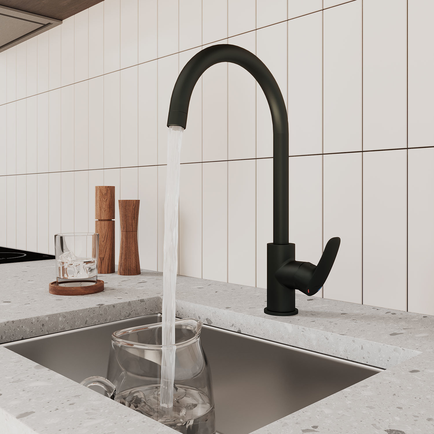 Смеситель для кухни Milardo RORBLFJM05