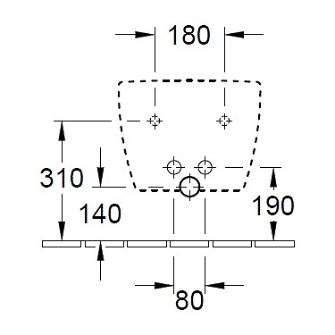 Биде подвесное Villeroy & Boch Subway 2.0 5400 00 01 alpin
