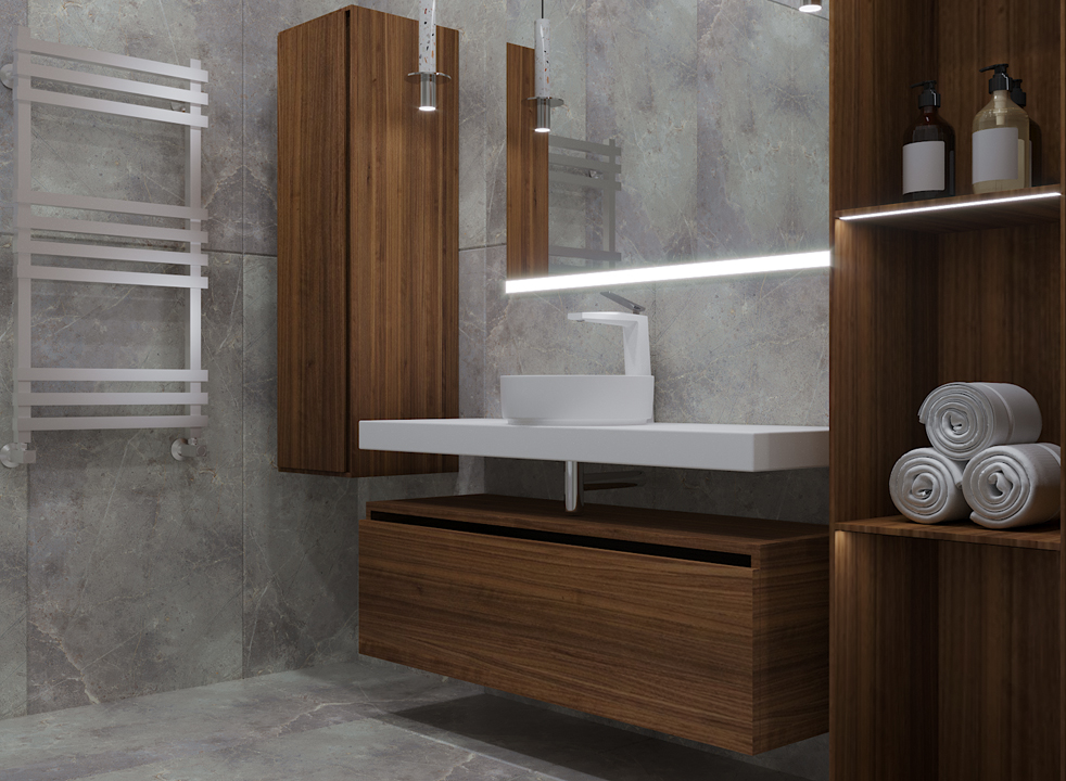 Ящик под столешницу 100см Armadi Art DARK OAK VALLESSI UNO-S 897-100-D